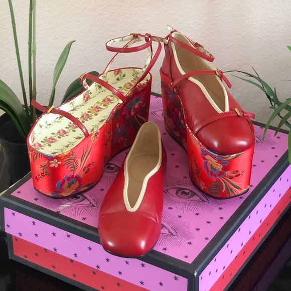 Gucci Hannelore detachable platforms size US 7 - Picture 3 of 5